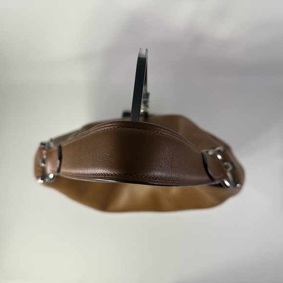 Coach Nomad Hobo Brown Glovetanned Leather Bag - Picture 6 of 11
